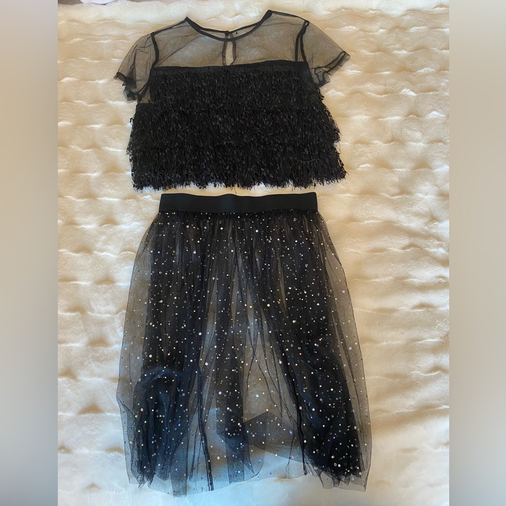Festival outfit Zara (top) shein ( bottom)